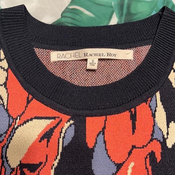 Rachel Roy floral knit top - Picture 3 of 5